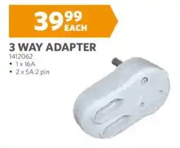 BUCO 3 way adapter offer