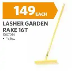 BUCO Lasher garden rake 16t offer