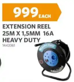 BUCO Extension reel 16a heavy duty offer