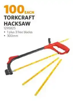 BUCO Torkcraft hacksaw offer