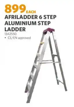 BUCO Afriladder 6 step aluminium step ladder offer