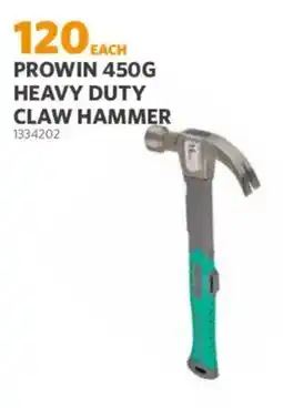BUCO Prowin heavy duty claw hammer offer