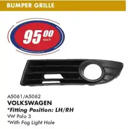 Goldwagen DPA Volkswagen Bumper Grille offer