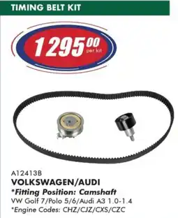 Goldwagen Borsehung volkswagen/ audi timing belt kit offer