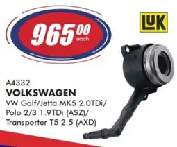 Goldwagen Schaeffler volkswagen clutch slave cylinder offer