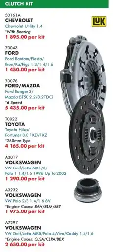 Goldwagen Schaeffler chevrolet clutch kit offer