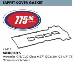 Goldwagen Garrett mercedes tappet cover gasket offer