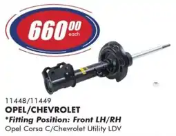 Goldwagen Monroe opel/ chevrolet shock absorber offer