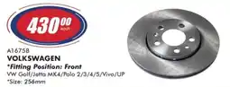 Goldwagen Ferodo volkswagen brake disc offer