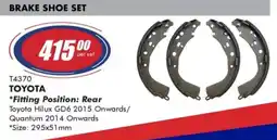 Goldwagen Ferodo toyota brake shoe set offer
