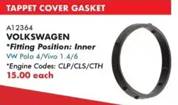 Goldwagen Febi bilstein volkswagen tappet cover gasket offer