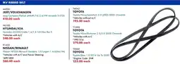 Goldwagen Blue print mv ribbed belt offer