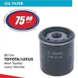 Goldwagen Bosch toyota/ lexus oil filter offer