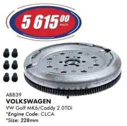 Goldwagen Sachs volkswagen flywheel offer