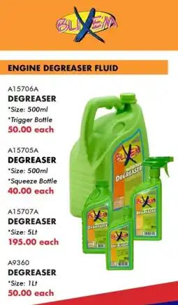 Goldwagen Blixem engine degreaser fluid offer