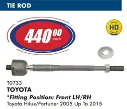 Goldwagen Meyle toyota tie rod offer