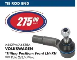 Goldwagen Meyle volkswagen tie rod end offer