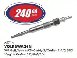 Goldwagen Meyle volkswagen glow plug offer