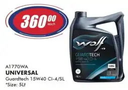 Goldwagen Wolf Universal Guardtech 15W40 CI-4/SL Engine Oil offer