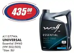 Goldwagen Wolf Universal Essential 5W40 Engine Oil offer