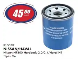 Goldwagen Hella nissan/ haval oil filter offer