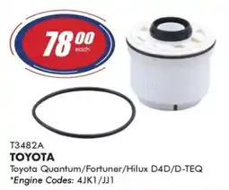 Goldwagen Hella toyota fuel filter offer