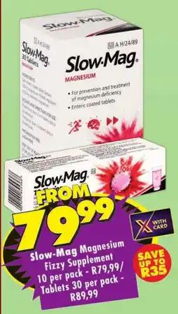 Shoprite Slow-Mag Magnesium Fizzy Supplement offer