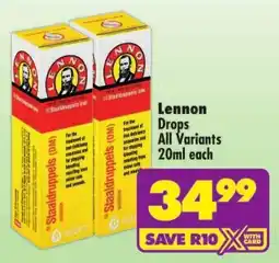 Shoprite Lennon Drops All Variants offer