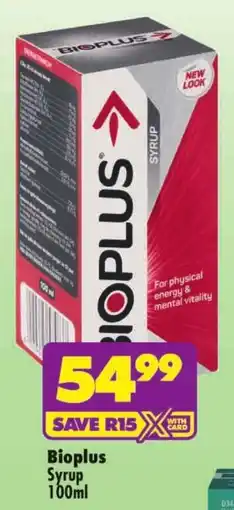 Shoprite Bioplus Syrup offer