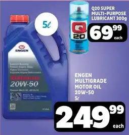 Usave Engen multigrade motor oil 20w-50 offer