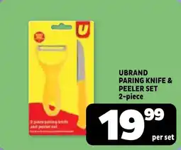 Usave Ubrand paring knife & peeler set offer