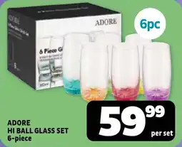 Usave Adore hi ball glass set offer