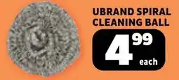 Usave Ubrand spiral cleaning ball offer