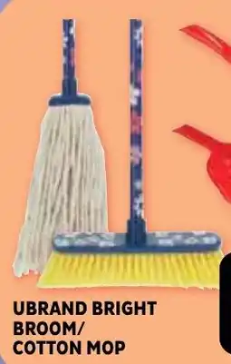 Usave Ubrand bright broom/ cotton mop offer