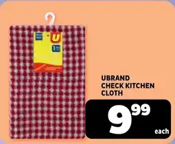 Usave Ubrand check kitchen cloth offer