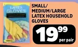 Usave Small/ medium/ large latex household gloves offer