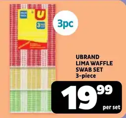 Usave Ubrand lima waffle swab set offer
