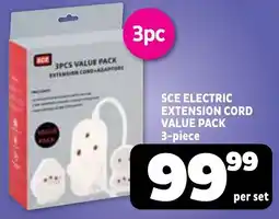 Usave Sce electric extension cord value pack offer
