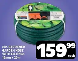Usave Mr. gardener garden hose with fittings offer