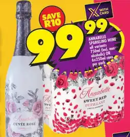 Shoprite Annabelle sparkling wine offer