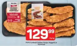Pick n Pay PnP Crumbed Chicken Strips, Nuggets or Schnitzel offer
