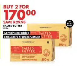 Woolworths Salted Butter offer