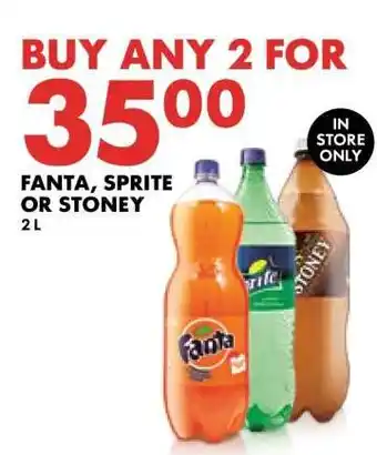 Woolworths Fanta Sprite or Stoney offer