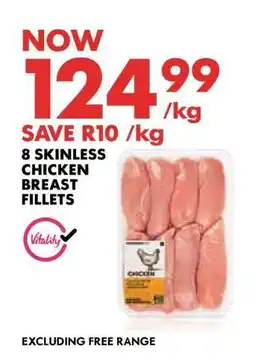 Woolworths 8 Skinless Chicken Breast Fillets offer