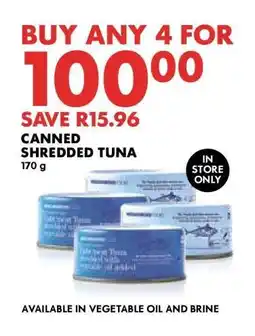 Woolworths Canned Shredded Tuna offer