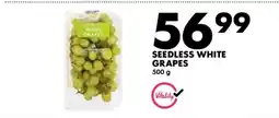 Woolworths Seedless White Grapes offer