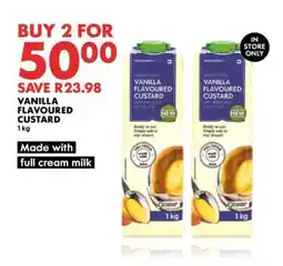 Woolworths Vanilla Flavoured Custard offer