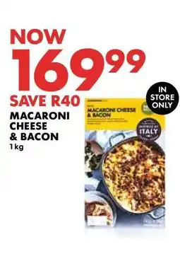 Woolworths Macaroni Cheese & Bacon offer