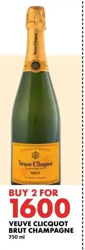 Woolworths Veuve Clicquot Brut Champagne offer