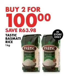 Woolworths Tastic Basmati Rice offer